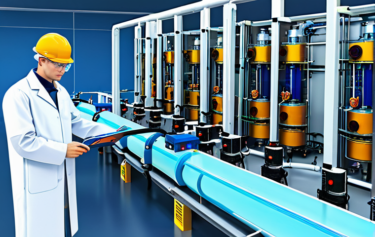 **Prompt:** "A modern, clean energy research lab, showcasing diverse marine energy storage technologies like batteries, pumped hydro, and compressed air systems, fully clothed researchers in lab coats, diagrams of energy storage mechanisms, bright and optimistic atmosphere, safe for work, professional, educational illustration, appropriate content, perfect anatomy, natural proportions, high quality."