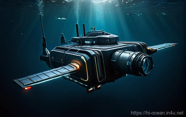 해양 물리 탐사 기술 - **Prompt 1: The Dawn of Ocean Exploration**
    A highly detailed, photorealistic image of an ancien...