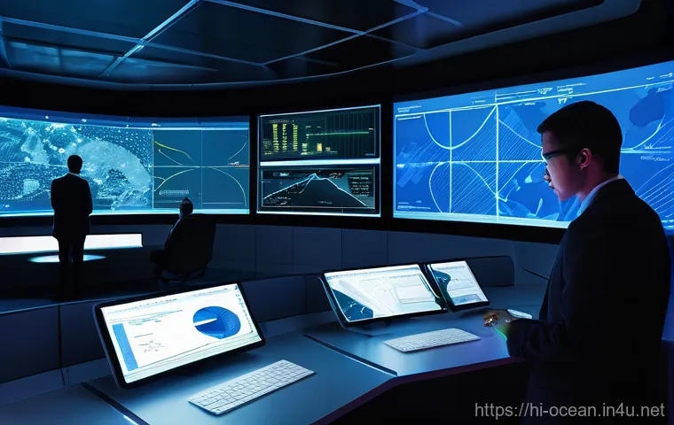해양 항로 자동화 기술 - High-resolution, detailed, and slightly futuristic art style, capturing the energy of advanced port ...
